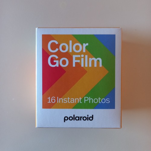 Polaroid color film - go,
